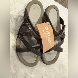 Hi-Tec Dark Brown Strappy Sandals
